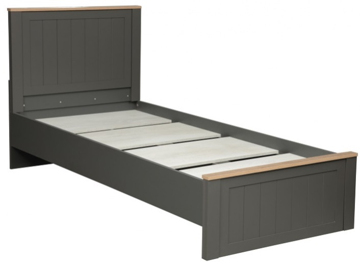 Фото Кровать односпальная Прованс 37.22 (СМ 90х200) комплектуется настилом от производителя Олмеко в Армянске по цене 14&nbsp;860 ₽