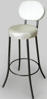 Стул барный Люкс  ( Обивка стула:кожзам , мусс светлый, в ассортименте, круглое (Модуль) ) в Армянске от производителя 