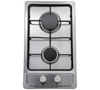 Варочная поверхность газовая 2-х конф. VENTOLUX HG320 EES INOX 2 (600х520хh43) (Материал корпуса нержавеющая сталь , Цвет корпуса Матовый) в Армянске от производителя 