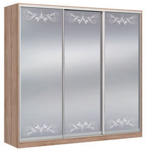 Фото Шкаф-купе Оскар 4.2 (2,22х0,6х2,3 - 3 двери) от производителя Мебель Маркет в Армянске по цене 72 460 ₽