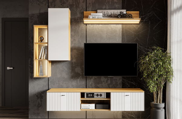 Фото Шкаф навесной Милан от производителя SV-мебель в Армянске по цене 5 020 ₽