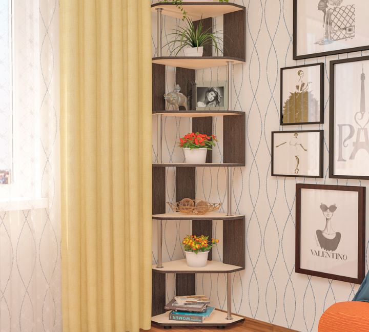 Фото Стеллаж угловой СПУ-3  от производителя Пирамида в Армянске по цене 4&nbsp;800 ₽