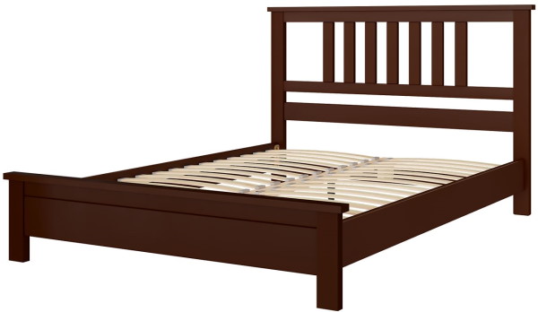 Фото Кровать двуспальная Лаура (СМ 140х200) без основания с универсальными царгами от производителя Браво-мебель в Армянске по цене 18 430 ₽