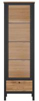 Шкаф Loft REG1W1S (дуб вотан, дуб вотан-черный (Black Red White (БРВ)) ) в Армянске от производителя в интернет магазине Планета Комфорта Шкаф Loft REG1W1S (дуб вотан, дуб вотан-черный (Black Red White (БРВ)) ) в Армянске от производителя