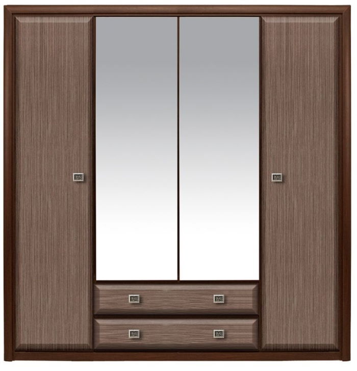 Фото Шкаф Коен SZF4D2S (214) четырехдверный от производителя Black Red White (БРВ) в Армянске по цене 60&nbsp;370 ₽