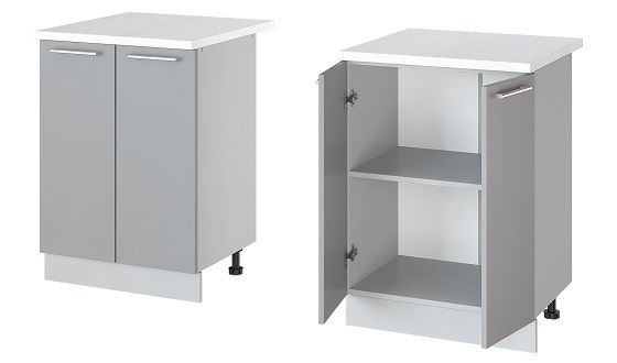 Фото Кухня Бронкс стол-рабочий Н-60 от производителя Леко в Армянске по цене 4&nbsp;420 ₽