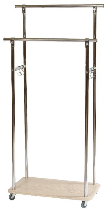 Вешалка гардеробная Кейп (дуб беленый-хром (Калифорния) ) Вешалка гардеробная Кейп (дуб беленый-хром (Калифорния) )