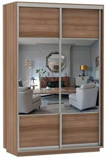 Фото Шкаф-купе Экспресс Дуо Комби (1,6х0,6х2,4 - 2 двери) от производителя Мебельная компания Е1 в Армянске по цене 26 220 ₽