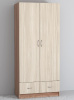 Фото Шкаф Бриз ЛДСП (90) двухдверный от производителя Диал в Армянске по цене 9&nbsp;180 ₽