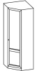 Фото Шкаф Микки-1 (75) угловой от производителя Ставрополь Мебель в Армянске по цене 10&nbsp;440 ₽
