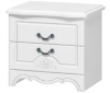 Фото Тумба прикроватная Лотос белый от производителя Браво-мебель в Армянске по цене 6&nbsp;320 ₽