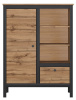 Фото Шкаф Loft REG1D1S/90 от производителя Black Red White (БРВ) в Армянске по цене 16&nbsp;360 ₽