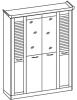 Фото Шкаф Прованс (182) четырехдверный от производителя Ставрополь Мебель в Армянске по цене 22&nbsp;350 ₽